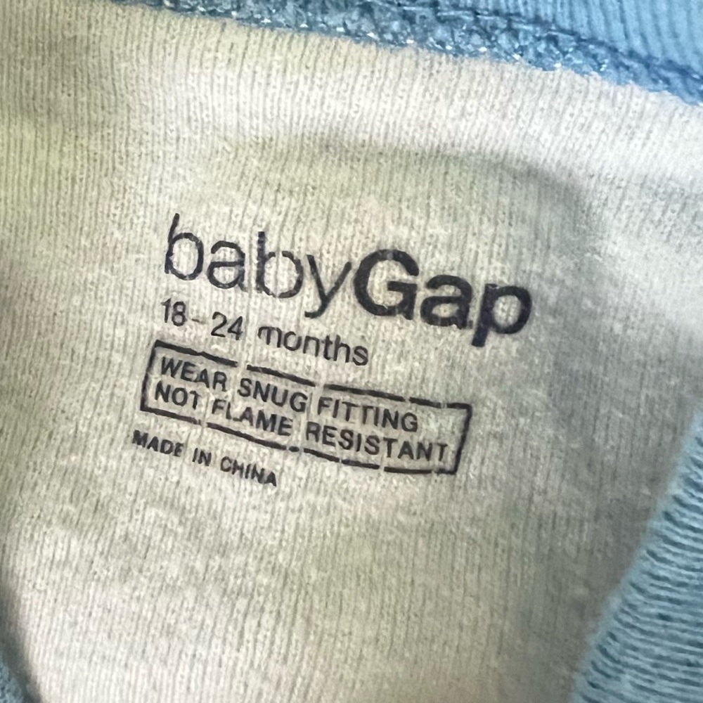 Baby Gap & Carters Boys onesie footed cotton pajamas - Picture 2 of 3